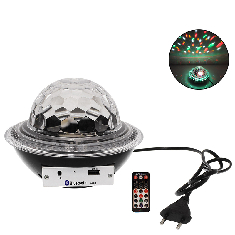 Φωτορρυθμικό - Ηχείο Bluetooth με Αναπαραγωγή Mp3 - Θύρα USB - OEM Led Bluetooth Crystal Magic Ball