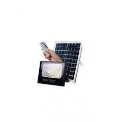 Ηλιακός Solar Προβολέας  25W με Φωτοβολταϊκό Πάνελ, Τηλεκοντρόλ και Χρονοδιακόπτη, FO-8825
