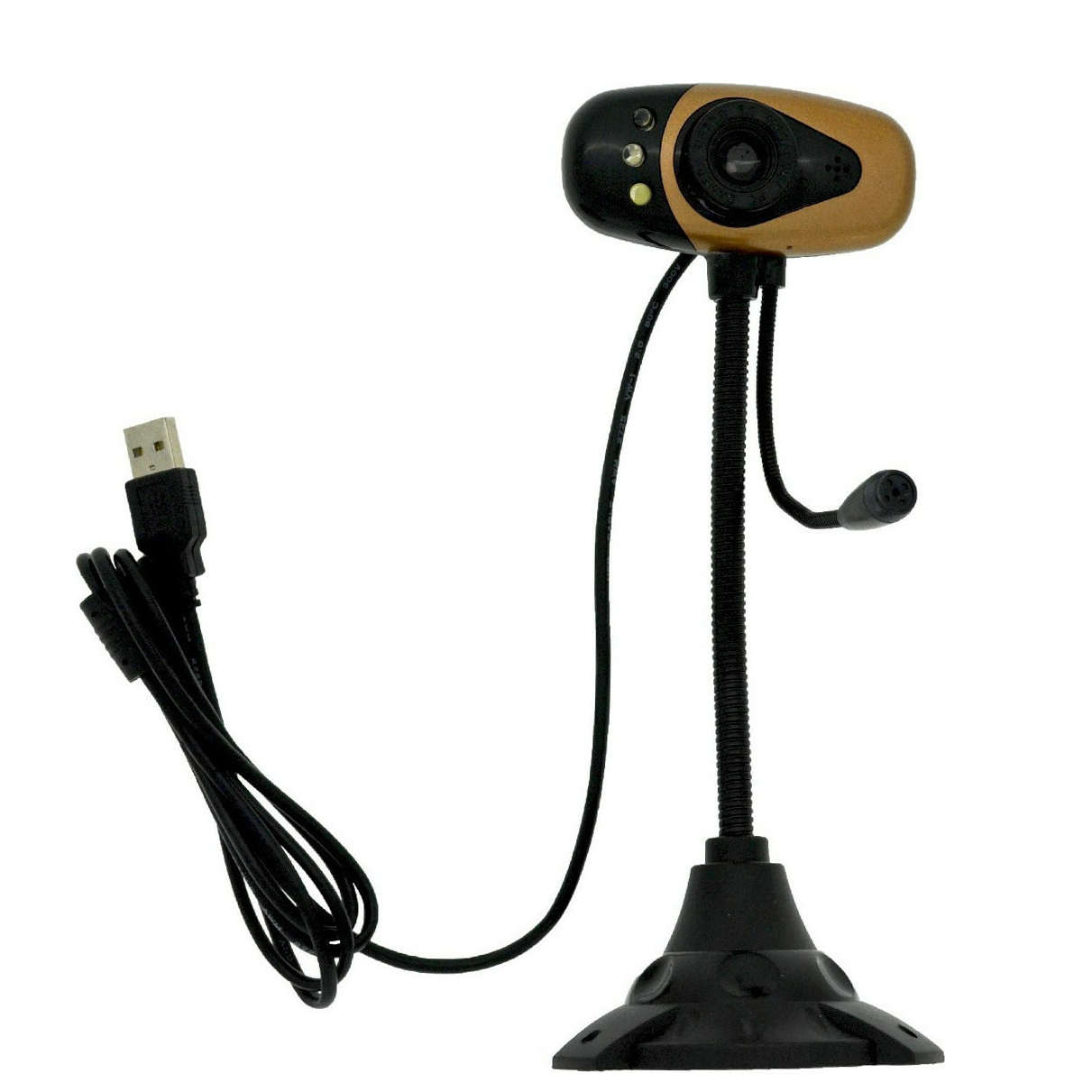 usb webcam hd1080 με ενσωματωμένο μικρόφωνο 3.5mm και εύκαμπτο βραχιονα βασησ και μικροφωνου μαυρη