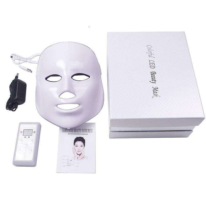 beauty mask φωτοδυναμικη μασκα προσωπου αναζωογονησησ και κατα τησ ακμησ anti acne and rejuvenation led mask