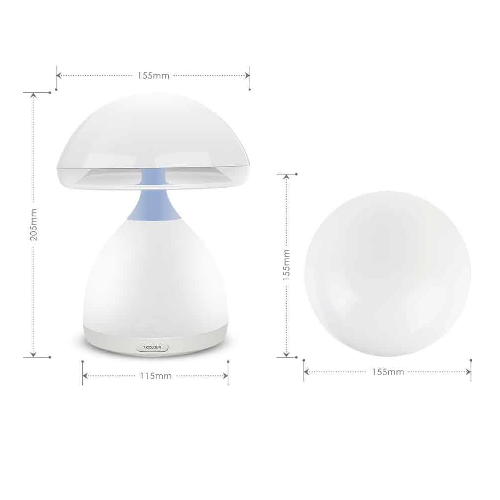 Φωτιστικό Δωματίου 7 Color / Colourful Eye Mushroom Lamp – HUIAN HC868 (OEM)