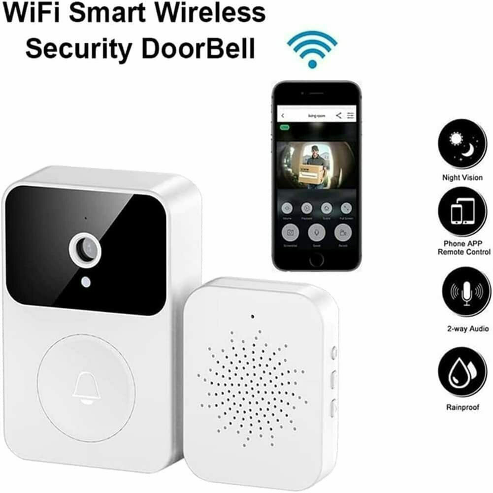 Ασύρματο Κουδούνι Πόρτας με Κάμερα και WiFi Visualizable Smart Doorbell X9