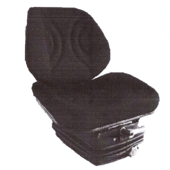 κάθισμα χωρίς μπράτσα με ύφασμα - ίσια βάση με φυσούνα